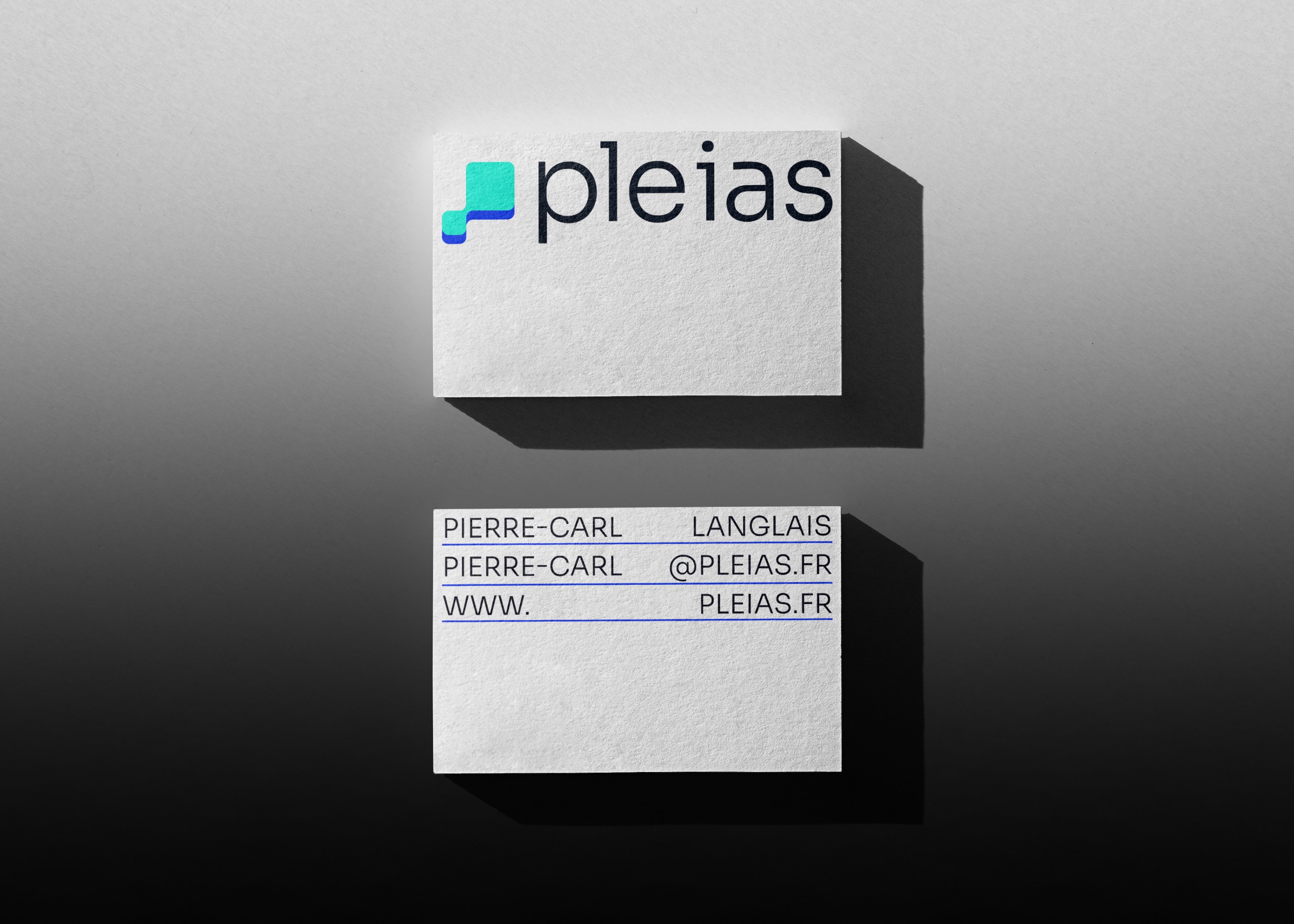 Pleias business cards
