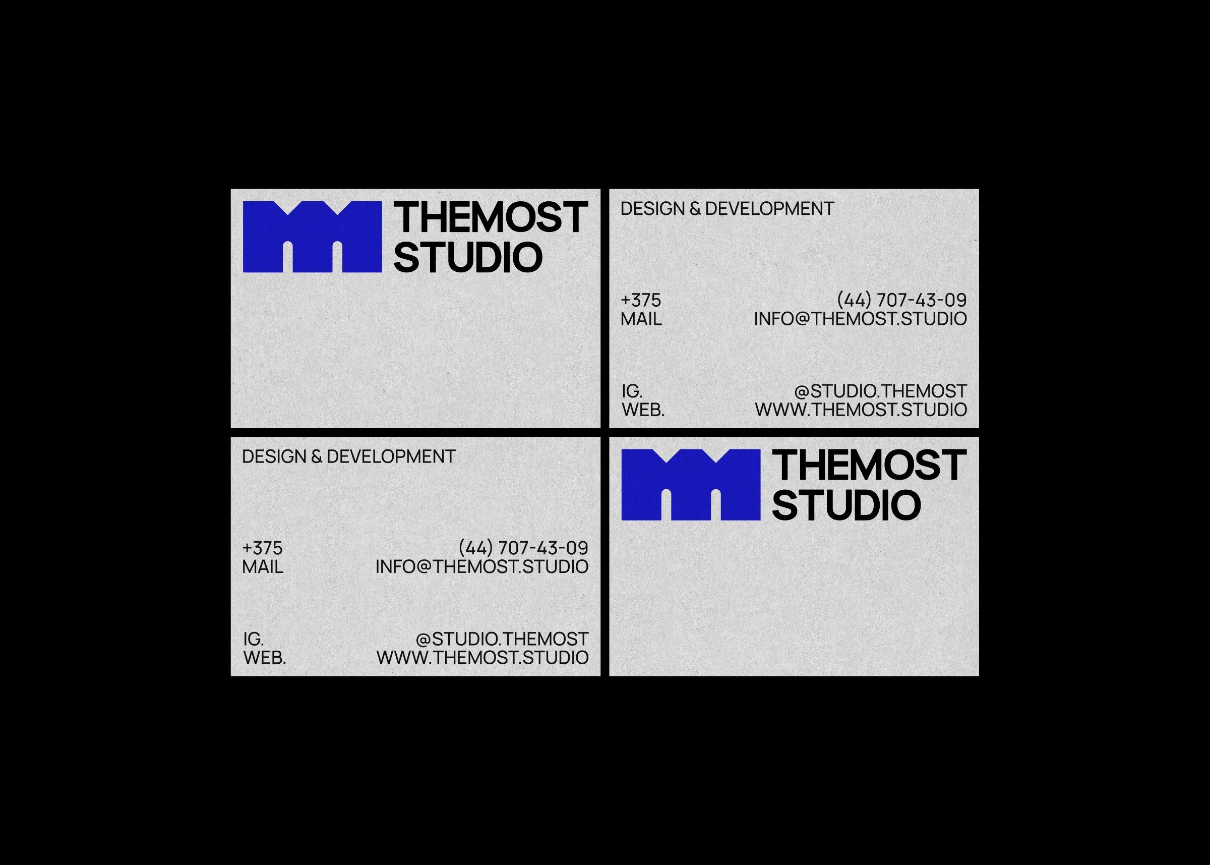 Themost Studio business cards