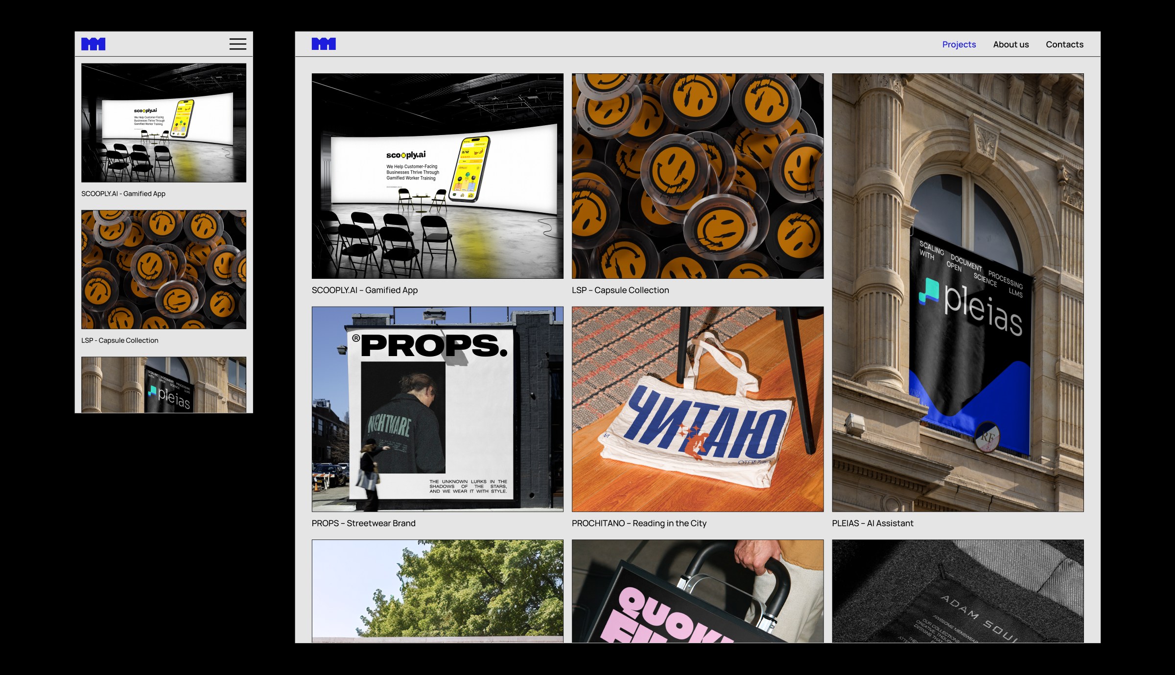 Themost Studio projects page